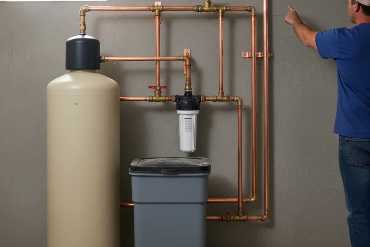 Whole-house water treatment system installed in Crystal Beach